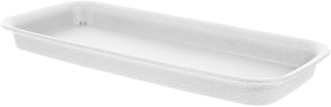 HOMOCONO Soucoupe en Plastique Rectangulaire 58 CM Bac de Récupération D’Eau, Base Robuste pour Pots de Fleurs et Jardinières sur Meuble Plantes Intérieur