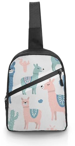 JZemdybill Union-jack-1027898 - Bolso bandolera para viajes, compras, deportes, Cactus de alpaca, One Size