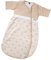 Gesslein Baby Schlafsack Bubou, Ganzjahres-Schlafsack mit Temperaturregulierung (optimale Passform, langer Reißverschluss, 90), beige Sterne