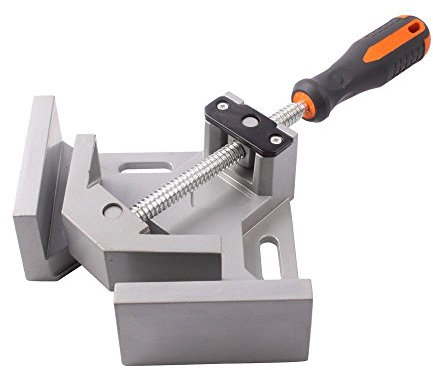KATSU 90 Gradi Morsetti Angolari ad Angolo Retto, Morsa Angolare in Lega di Alluminio a Manico Regolabile con Ganascia per Lavorazione del Legno Saldatura Carpentiere 402313