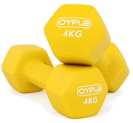 Oypla Neoprene Non Slip Hand Dumbbells Workout Weights (Sold as One Pair)