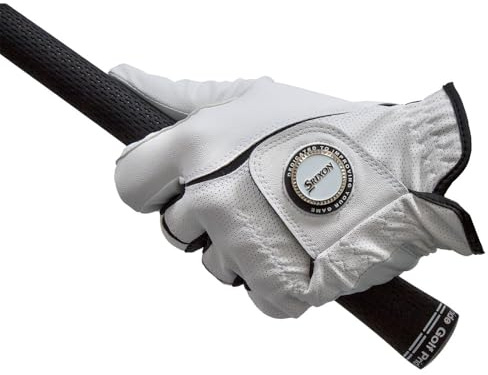 Srixon S0102613 Guantes de Golf, Unisex niños, Blanco, S