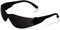 PRO FIT Schutzbrille Light – Arbeitsbrille mit schwarz getönter Scheibe, Seitenschutz, Beschlagfreie Sicherheitsbrille, Rahmenlos, UV-Schutz - Schwarz