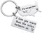 LParkin Damen Liebe schlüsselanhänger für Paare i Love You More Than The Miles Between us ich Immer werde Liebe sie Long Distance Relationship Geschenk