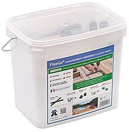 FIXEGO® FIXATION INVISIBLE POUR LAME DE TERRASSE EPAISSEUR 25 mm et plus