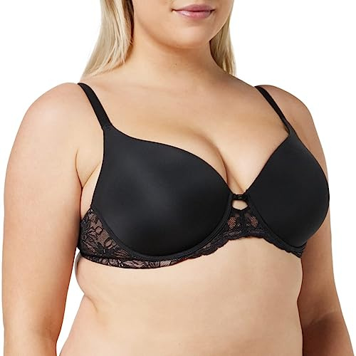 Triumph Women's Amourette Charm WHP01, Wired Padded Bra, BLACK
