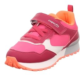 Superfit Mädchen Dash Sneaker, Pink Orange 5500, 39 EU