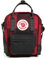 Fjallraven Unisex – Erwachsene Kånken Re-Wool Sling Schultertasche, Rot Schwarz, Regular