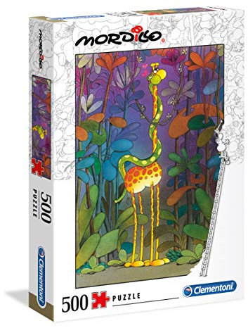 Clementoni 35079 Mordillo Der Lover – Puzzle 500 Teile, Geschicklichkeitsspiel für die ganze Familie, buntes Legespiel, Erwachsenenpuzzle ab 14 Jahren