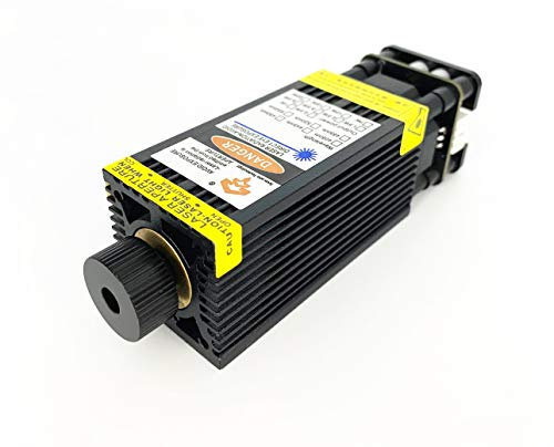 Modulo laser blu CNC 7000mw 33mm per macchina per incisione e taglio laser, fai-da-te, 12V con TTL/PWM può tagliare legno di balsa da 3 mm, può incidere acciaio inossidabile