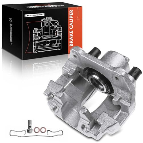A-Premium Brake Caliper Assembly with Bracket Compatible with Volvo XC90 2003-2014 Rear Passenger Side
