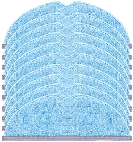 ODASHEN Remplacement de lingette en Tissu pour vadrouilles 10 pièces pour aspirateur Xiaomi Roborock S8/ S8+ S7 S7+ S7 MaxV Plus S7 MaxV Ultra T7S T7S Plus, Accessoires pour serpillière en Microfibre