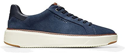 Cole Haan Grandpro Topspin - Zapatos de golf impermeables para mujer, Gamuza de tinta azul marino, 9 Wide