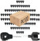 RiteFENCE Electric Fence Mutiple Purpose Screw in Insulator (PK100) with 1 Free Drill Chuck