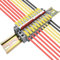 CTRICALVER Reihenklemmen Hutschiene kit, 10 Pcs Gelb Klemmenblöcke, Mit Markierungsstreifen,Sicherungsclip und Verbindungsleisten (2/3/4/5 Pin)