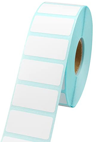 YapitHome 1500 Blatt/Volumen 1.18 x 0.39 zoll Blank Weiß Etiketten,Etiketten Klein,Universal Klebeetiketten für Marmelade,Küche,Büro,Gläser Flaschen,Bürobedarf