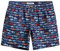 MaaMgic Pantaloncini da Bagno Uomo con Ananas Stampato Asciugatura Rapida e Fodera in Mesh per Spiaggia Piscina e Vacanze al Mare, Pesce Multicolore 7, XL
