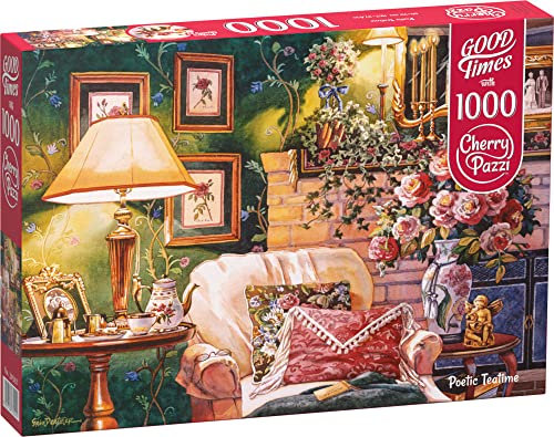 Puzzle 1000 pièces : L'heure du thé poétique