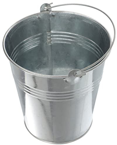 HEMOTON Mini-Metalleimer Metalleimer Weißblech-Zinneimer Behälter Mit Griffen Snack-Eimer Eiskübel Pommes Frites Blecheimer Wein Bier Getränke Kühlbehälter