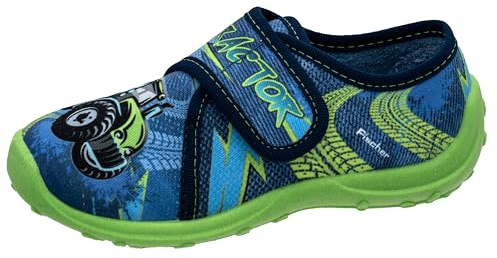 Fischer Markenschuh Kinder-Klett-Hausschuh