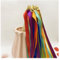 Hrlace Lot de 50 serpentins de mariage avec ruban de clochette - Baguettes magiques - Baguettes de fée - Baguettes porte-bonheur - Baguettes de fée en soie - Pour mariage, anniversaire, fête -