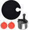 NAROSEBE Coperchio in Silicone Sous Vide Coperchio per la Cottura Sous and Vide Coperchio Sous Vide per Cottura di Precisione Coperchio Sous Vide per Cucinare per Pentole con Diametro Fino a 28cm