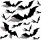 60 Pièces 3D Grande Chauve Souris Halloween, Horreur Chauve Souris Stickers Muraux, Effrayant Réaliste Chauve Souris Decoration Halloween Interieur pour Fenêtre, Mur, Porte, Fête Déco