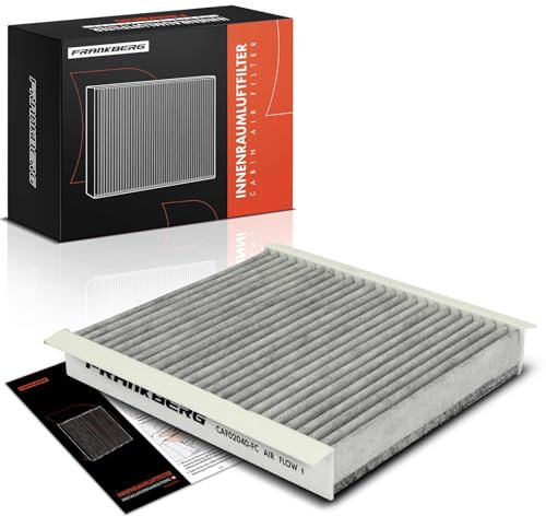 Frankberg Innenraumfilter Pollenfilter mit Aktivkohle Kompatibel mit Swift IV FZ NZ 1.2L 1.6L 2010-2024 Combo Tour X12 1.2L-2.0L Bipper Tepee Replace# 77364561