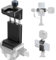 ULANZI MA33 Metall Stativhalterung Adapter mit Arca QR Basis, Cold Shoes, 1/4 Gewinde, 360° und 180° drehbare, Telefonhalterung Handy Stativ Adapter Zubehör für iPhone 16 Pro Max Android Smartphone
