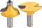 HOHXEN 2 Piezas de la Puerta de Entrada de Espigas Largas Router Bit, 1/2 Pulgadas de Mango para Trabajar la Madera de Corte de Herramientas, Bricolaje para Trabajar la Madera Router Bit Set