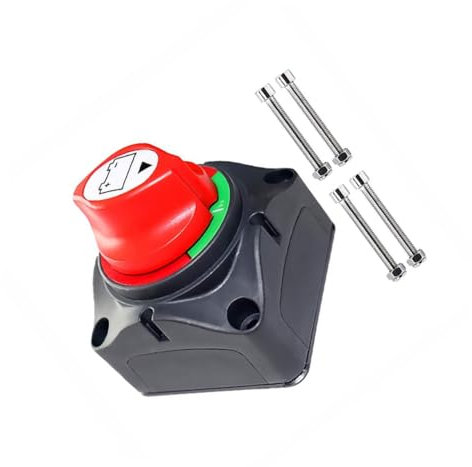 JECOMPRIS Batterie-Trenn schalter trennen isolator für auto schalter abschalten Batterieschalter batterie-trennschalter Batterie Trennschalter Wohnmobil abgeschnitten Abschneiden Eisen