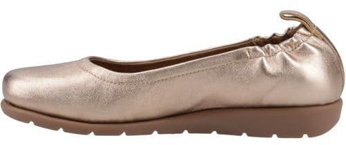 Hush Puppies Female Skylar Ballerina, Gold,6