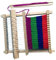 PHENOFICE Spielzeug Stricker Aus Holz DIY Handwebstuhl Webrahmen Webstuhl Kinder Spielset Webstuhl Für Kinder DIY-strickerin Kleiner Stricker Kinderwebmaschine Webschiffchen Khaki Bambus