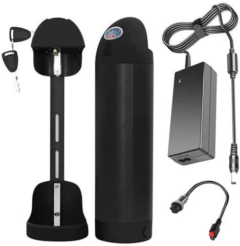 48-Volt-E-Bike-Akku, 36 V, 10 Ah, 8 Ah, 16 Ah, 17,5 Ah, 13 Ah, Lithium-Ionen-Akku, 48 V, Lithium-Batterie in Flaschenform mit 4-poligem Anschluss für 250 W – 650 W Motorkit,Anderson 36v10ah 330mm