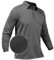 TAPULCO Mens Long Sleeve Polo Shirts Jacquard Quick Dry Lightweight Comfy Sports Casual Golf Tshirts Grey X-Large
