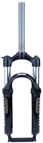 KLYso Travel 80mm MTB BMX Folding Bicycle Front Fork 1-1/8 Straight Fork 9mm QR Manual Lockout Bike Suspension Forks Mechanical Fork(20inch White)