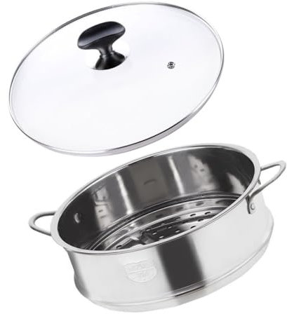 Ciieeo Olla De Vapor Doméstica Vaporera De Cocina Vaporera De Acero Inoxidable Para Alimentos