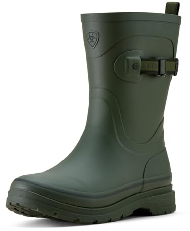 ARIAT Kelmarsh Womens Mid Rubber Wellington Boot - Dark Olive