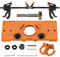 HUAHAIZY Concealed Hinge Jig, Cabinet Hinge Jig Drilling Hole Puncher Guide Locator with 35mm Forstner Drill Bit and 2pcs Quick-Grip Bar Clamps 4inch for Cabinet Cupboard Door Hinges
