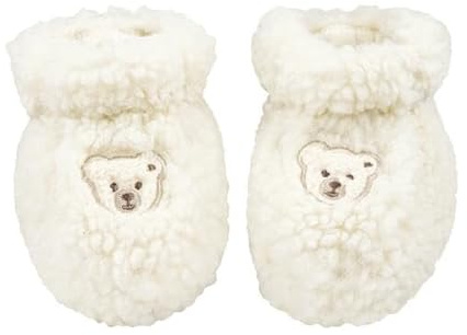 Steiff Babyschuhe EU Größe 001 eggnog, Baby Schuhe Unisex, gemütlich warm, angenehmes Tragegefühl und perfekter Sitz für die ersten Monate