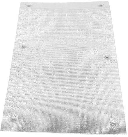 FUTUREORYY Reflektierende Fensterfolie Selbstklebende Aluminiumfolie für Effektiven Sonnenschutz und Wärmeisolierung für Fenster Balkone und Wintergärten