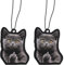 2x Duftbaum Auto Lustig mit Katze, Lufterfrischer Auto mit Witzigem Motiv Auto Duftbaum Set, Auto Zubehör Lustig Duft für Auto Car Freshener Katzen Geschenke für Frauen