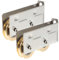 Artibetter 2Pcs Sliding Door Rollers Durable Replacement Wheels for Patio Door Track Hardware Smooth Sliding Mechanism for Upvc and Timber Doors