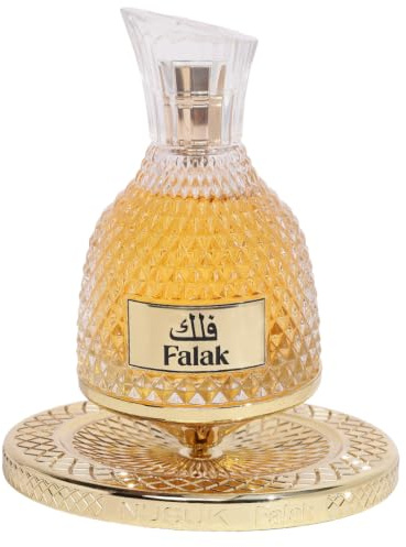 Nusuk Falak Eau de Parfum 100 ml | langanhaltender Unisex-Duft | Karamell-, Vanille- und Pralinen-Duft | Warmer Gourmet-Duft | Elegante Spray-Glasflasche