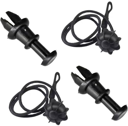 2 Stück Kofferraum Halteband Hutablage Schwarz Band Halterung für Den Kofferraum Auto Universal Haltebänder Kofferraumabdeckung für VW Golf 6 5 4 MK6 GTI R20