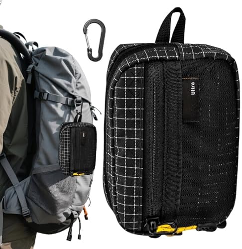 Pzuryhg Für Rucksack, Wasserdichte Reißverschlusstasche, Kleine Campingtasche Mit Reißverschluss, Für Bargeld Karte Schlüssel Reisen Camping Wandern Klettern Jagen Männer