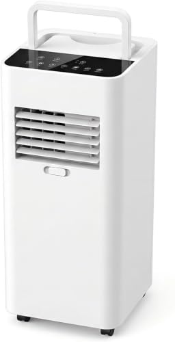 Faozhuo Climatizzatore Portatile 7000 BTU per Grandi Stanze Fino a 30 mq, Condizionatore Smart con Telecomando, Raffreddamento Veloce, Deumidificatore, modalità Silenzi