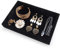 Valyria Velvet Empty Ring Earrings Tray Box Showcase Display Jewelry Organizer (Black)