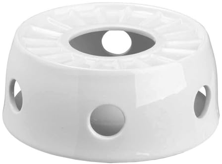 Stövchen - weiß - Keramik - Ø 15 cm