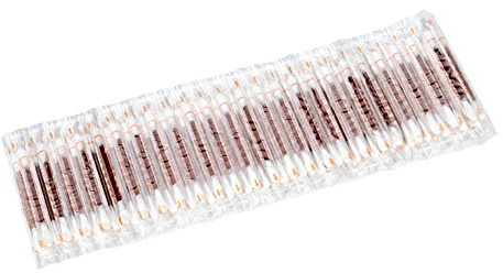50x Swab Iodine Disinfectant Cotton,Double Head Tattoo Cotton Swabs Versatile Disposable Cotton Swabs, Compact Safe High Absorbent Hygienic Cotton Heads